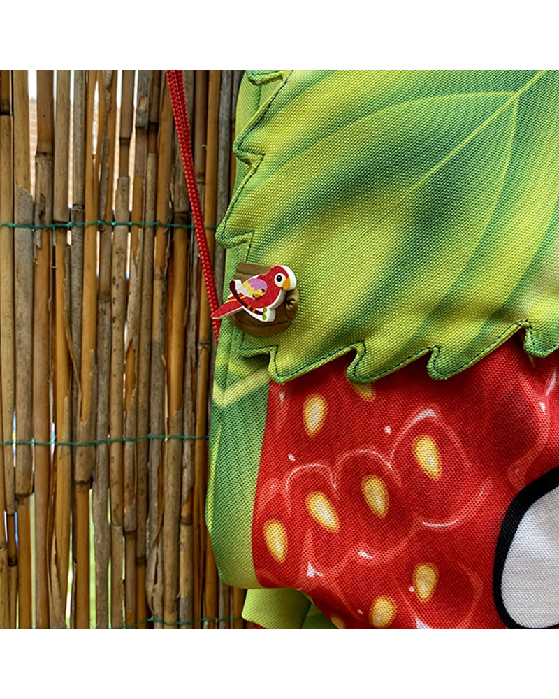 PANEL - stahovací batůžek JAHODA