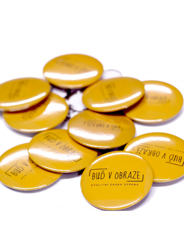 Připínací placka s vlastním motivem