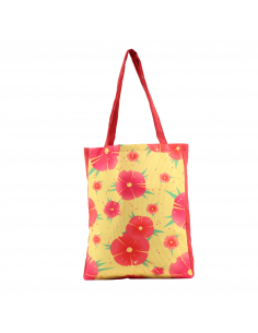 Pevná plátěná nákupní taška - SUMMER FLOWERS