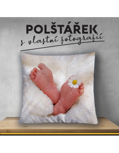 polštářek s vlastní fotkou - oboustranný