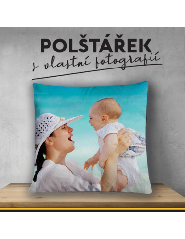 polštářek s vlastní fotkou - oboustranný