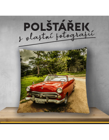 polštářek s vlastní fotkou - oboustranný