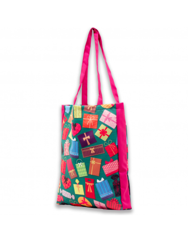 Pevná plátěná nákupní taška - HAPPY...