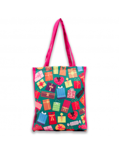 Pevná plátěná nákupní taška - HAPPY...