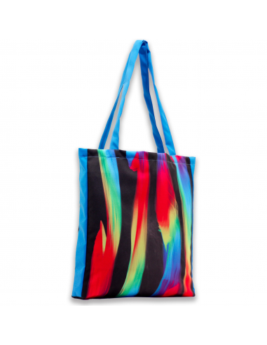 pevná plátěná nákupní taška - NEON FLAME