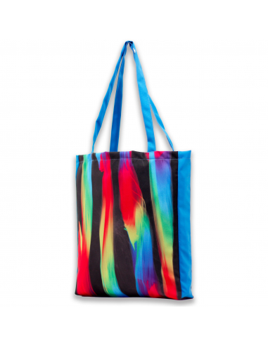 pevná plátěná nákupní taška - NEON FLAME