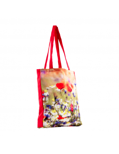 Plátěná nákupní taška - VLČÍ MÁKY