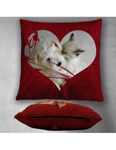 Polštářek SRDCE s linkou - s vlastní...