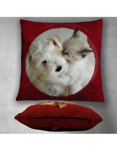 Polštářek V KRUHU - s vlastní fotkou