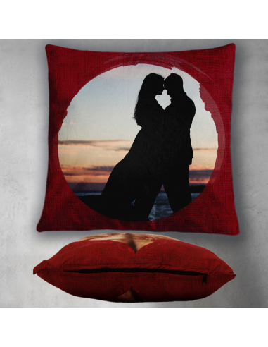 Polštářek V KRUHU - s vlastní fotkou