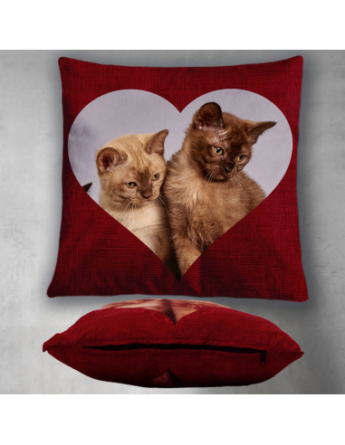 Polštářek SRDCE - s vlastní fotkou