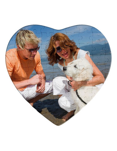 PUZZLE srdce 76 dílků