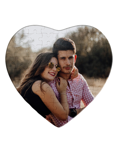 PUZZLE srdce 76 dílků