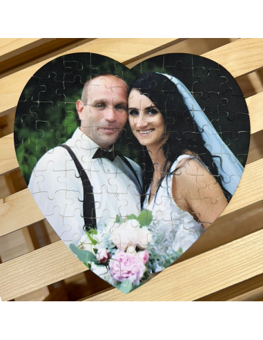 PUZZLE srdce 76 dílků